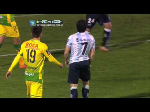 Hauche amenaza al Halcón. Defensa 0 - Racing 0.Fecha 1.  Torneo Primera División 2014. FPT