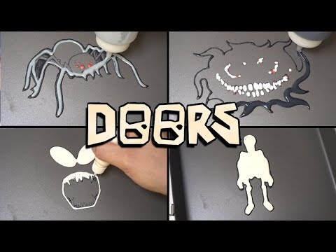 Roblox Doors 👁 Edible Pancake art - Timothy, Bob, Dupe, Jeff