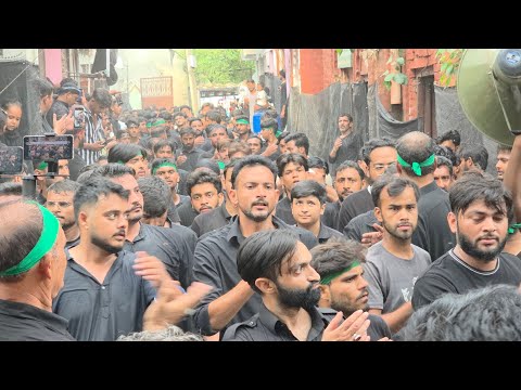 8 Muharram procession of Anjuman-e-Abidiya Nowgawan Sadat || Azadari Nowgawan Sadat 2025