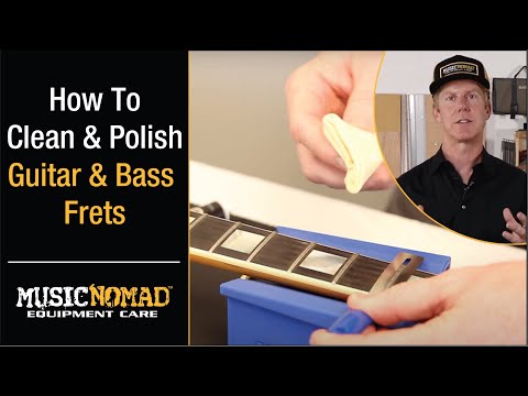 How to Clean & Polish your Guitar and Bass Frets with FRINE Fret Polish