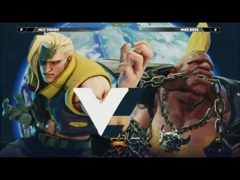 Street Fighter V: Mad Catz V Cup Day 2 Exhibition - MCZ Tokido (Nash) vs Mike Ross (Birdie)