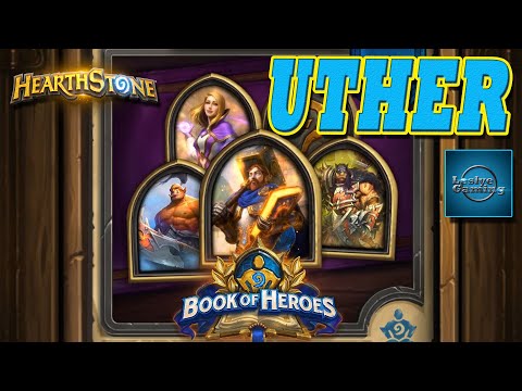 Hearthstone - Book of Heroes - Uther Lightbringer (All 8 Enemies)