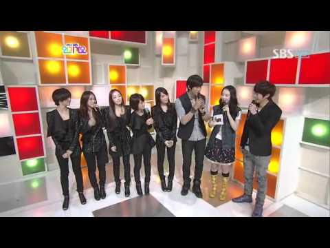 Kara - Comeback interview (카라- 컴백 인터뷰) @ SBS Inkigayo 인기가요 100228
