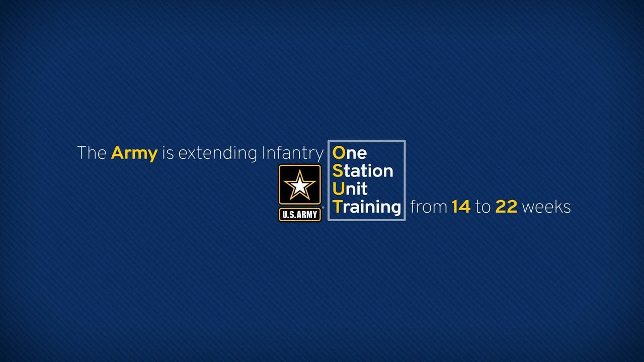 Changes to one-station unit training