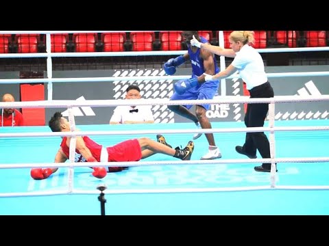 Africa Olympic Qualifiers 2023 Boxing.Bonface Mugunde (Ken)Vs Rabii Mohammed (mor)