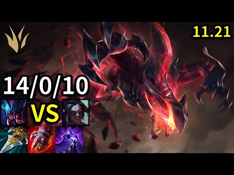 Rek'Sai Jungle vs Kayn - KR Grandmaster | Patch 11.21