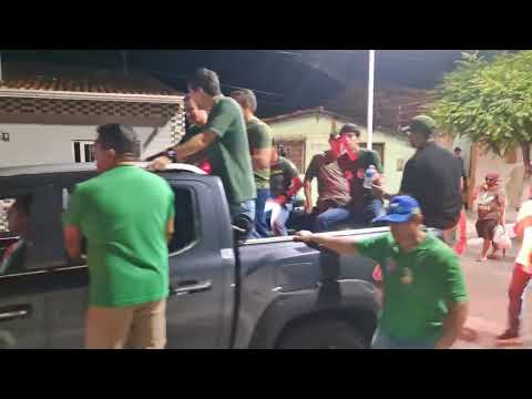 Rua Cônego Luiz Adolfo recebendo o arrastão da nação bacurau em Nova Cruz RN 20/09/2026