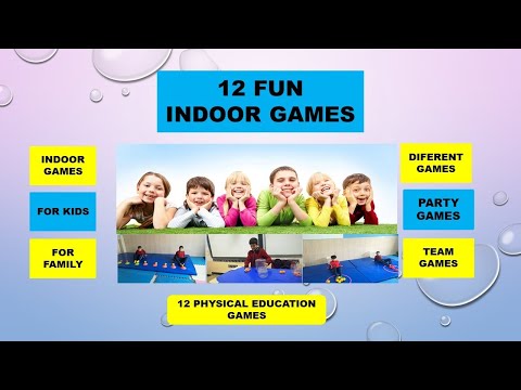 12 fun indoor activities - Christmas and party games