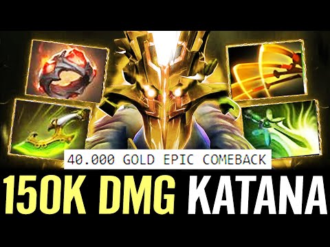 🔥 150.000 DMG Giant Juggernaut Strongest Katana — 11SEC Omnislash 40K Gold Comeback Dota 2 Pro