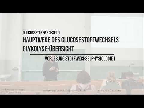 Main pathways of glucose metabolism + glycolysis overview (Glucose metabolism 1)