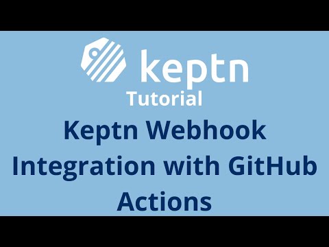 Keptn Webhook Integration with GitHub Actions