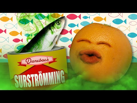 惱人的橙色--世界上最臭的魚的挑戰! (Annoying Orange - The World's Stinkiest Fish Challenge!)
