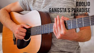 Coolio - Gangsta's Paradise EASY Guitar Tutorial With Chords / Lyrics