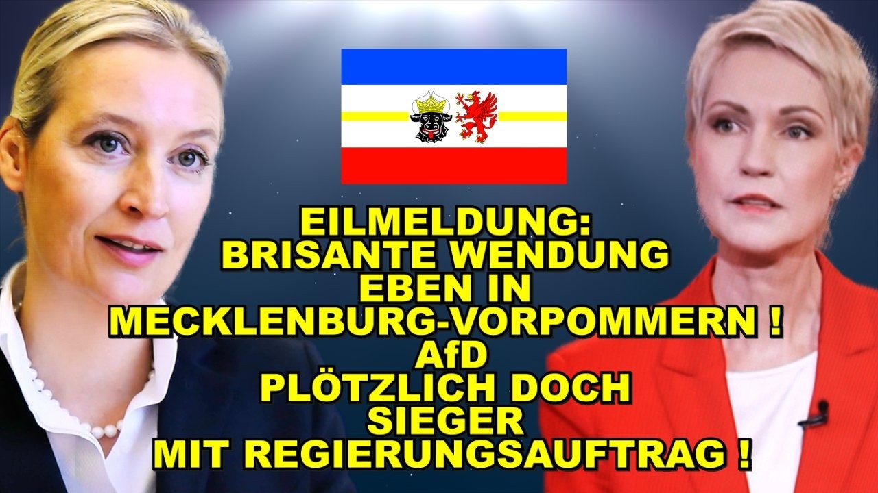 EIL: WENDE EBEN in MV! AfD DOCH SIEGER!