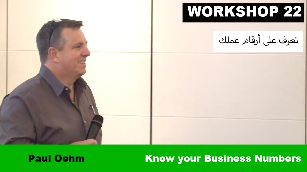 60. DirLabas Workshop 22. Paul Oehm - Know Your Numbers - Your Business's Key Performance Indicators