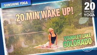 Wake Up! With this 20 Minute Yoga Flow with Erin on Standley Lake - Five Parks Yoga