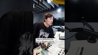 Ich sag im Sommer-Wetterbericht, dass es schneien wird..❄️