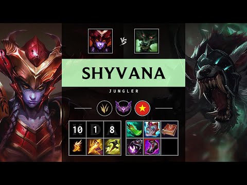 Shyvana Jungle vs Warwick - VN Master Patch 25.13