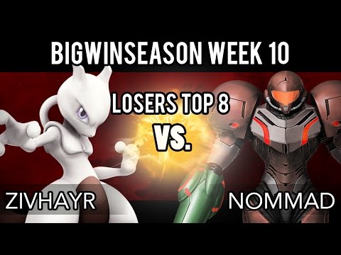 BigWinSeason Week 10 - Losers Top 8 - Zivhayr (Ryu, Mewtwo) VS BW | Nommad (Samus)