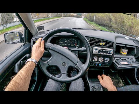 1994 Volkswagen Golf III | 1.8 75 HP | POV Test Drive