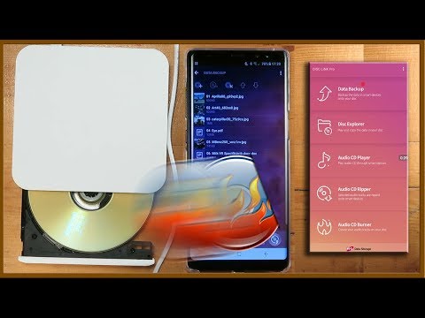 How to read and write to CDs and DVDs from Android Phone (USB OTG)