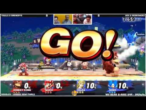 WBB #49 | Daenerys & TSulls vs RedeemerZ & Vex Kasrani - Losers Semi Finals - Smash Wii U - Doubles