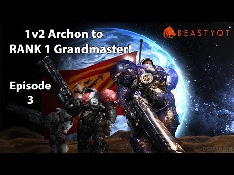 StarCraft 2: CC FIRST VS CANNON RUSH?! (1v2) - Archon to RANK ONE EU GM Episode 3