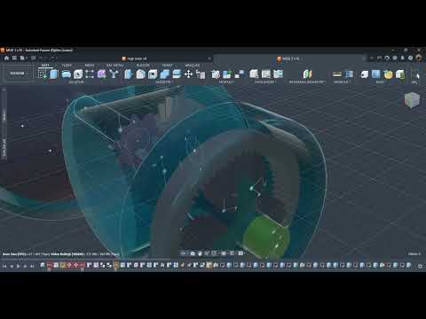 🚁 Functional Helicopter MGB (Main Gearbox) - Mechanical Simulation ...