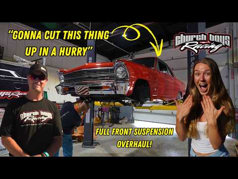 Church Boys Racing Turns my NOVA Into a HANDLING MACHINE Chevy II COMPLETE FRONT SUSPENSION OVERHAUL