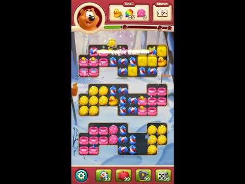 Toon Blast Level 7715 - NO BOOSTERS 🐻🐺🐱 | SKILLGAMING ✔️