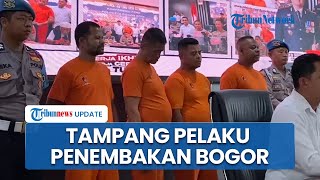 Tampang Para Eksekutor Penembakan Pria di Bogor, Ada yang Ditembak saat Penangkapan