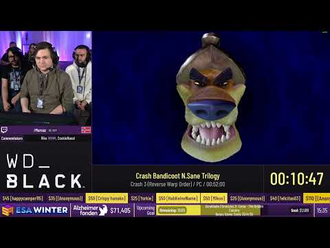 Crash Bandicoot N.Sane Trilogy [Crash 3 (Reverse Warp Order)] by Murcaz - #ESAWinter23