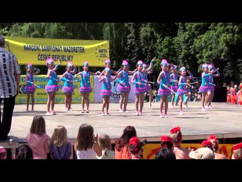 Exhibiční vystoupení Minipanenky Hranice - Mistryně České republiky NBTA 2013