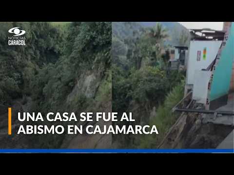 Video del momento de emergencia en Cajamarca, Tolima, por deslizamiento de tierra