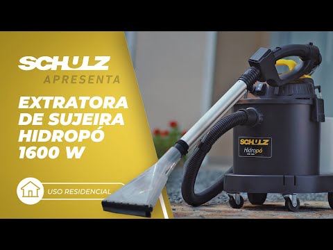 Extratora Água e Pó Profissional Hidropó EHS 11 Litros 1600W 127V SCHULZ-925.0070-0 - Video