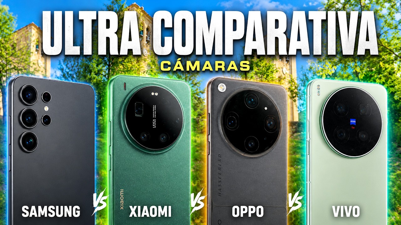 ULTRA COMPARATIVA de cámaras | Samsung vs Xiaomi vs OPPO vs VIVO