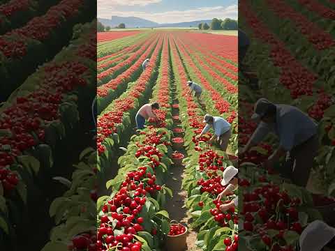 @countryside to help farmersThe cherries are ripe#pastoral life