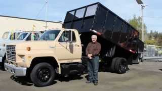 preview picture of video 'Town and Country Truck # 5653: 1991 FORD F600 12 ft. Flatbed Dump Truck'