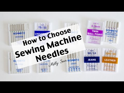 Sewing Machine Needles - Which Kind to Use?