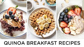 SUMMER BREAKFAST RECIPES ‣‣ healthy quinoa recipes
