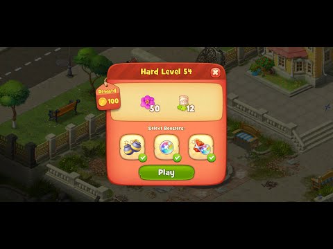 Gardenscapes Level 54