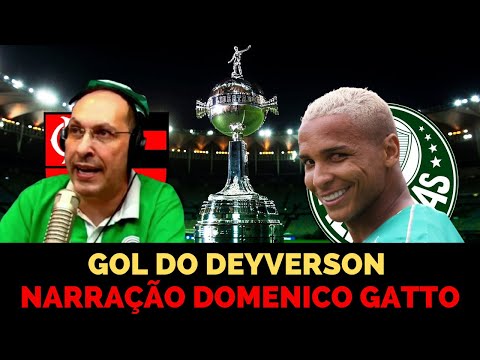 [PALMEIRAS CAMPEÃO] GOL DO DEYVERSON NA LIBERTADORES 2021 NARRADO POR DOMENICO GATTO DA ENERGIA 97!