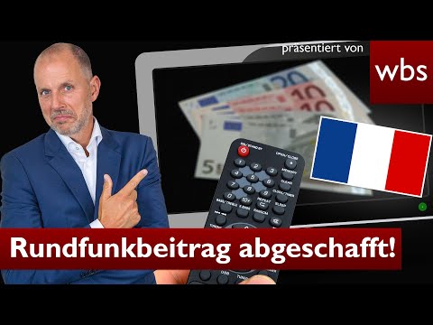 Kippt deutscher Rundfunkbeitrag bald? Frankreich schafft ihn ab! | Anwalt Christian Solmecke