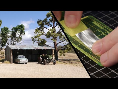 Realistic Scenery Volume 4 - Modelling an Old Farm Shed - Model Railroad