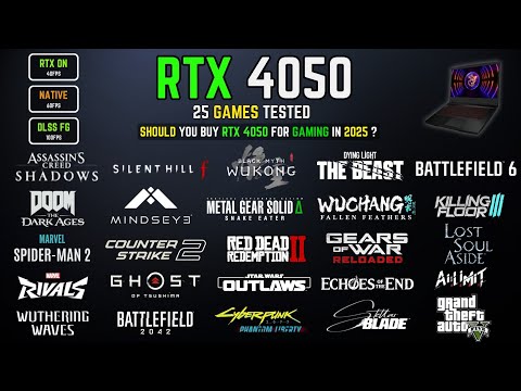 I Tested MSI RTX 4050 Laptop with 25 Latest Games for 30 Days Straight!