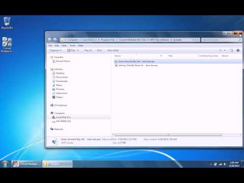 Convert Multiple AAC Files To MP3 Files Software
