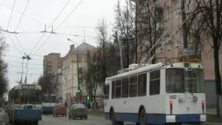 preview picture of video 'Obus in Saransk - Trolleybus Троллейбус в Саранске 1.MOD'