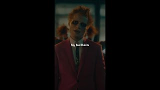 Ed Sheeran - Bad Habits - Full Screen (Vertical) -