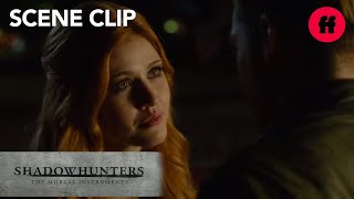 Shadowhunters | Season 1, Episode 9: Jace Tells Clary She's Right | Freeform