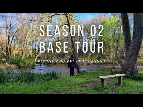 Factorio Rampant Pyanodon - Season 02 - Simple Circuit Board Timelapse Map Base Tour